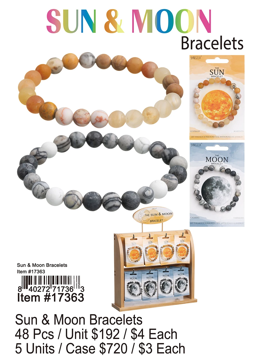 Sun and Moon Bracelets